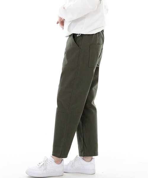 SAINTCREW(セントクルー)の「ワイドカッティングクロップハーフバンドパンツ WCH-327 カーキ(その他パンツ・メンズ・その他・MEDIUM/LARGE/X-LARGE)」の2枚目の写真