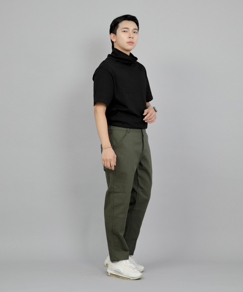 SAINTCREW(セントクルー)の「ワイドカッティングクロップハーフバンドパンツ WCH-327 カーキ(その他パンツ・メンズ・その他・MEDIUM/LARGE/X-LARGE)」の6枚目の写真