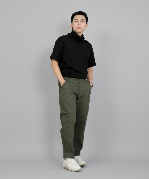 SAINTCREW(セントクルー)の「ワイドカッティングクロップハーフバンドパンツ WCH-327 カーキ(その他パンツ・メンズ・その他・MEDIUM/LARGE/X-LARGE)」の7枚目の写真