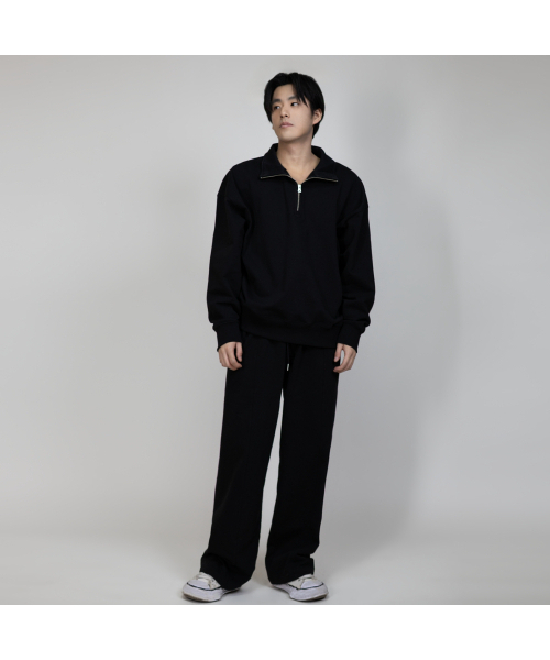 AKIA（アキア）の「ワイドスウェットパンツ - エッセンシャルコレクション [ブラック]（スウェットパンツ・メンズ・その他・1(M)/XXL/2(L)/3(XL)）」の3枚目の写真