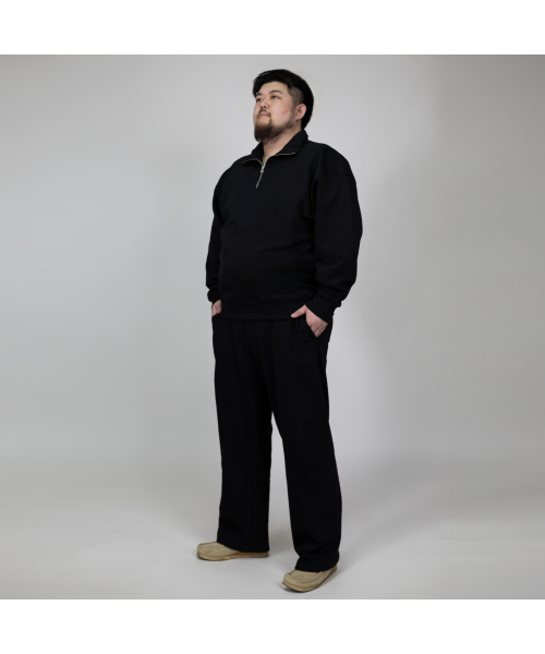 AKIA（アキア）の「ワイドスウェットパンツ - エッセンシャルコレクション [ブラック]（スウェットパンツ・メンズ・その他・1(M)/XXL/2(L)/3(XL)）」の4枚目の写真