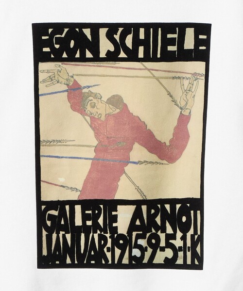 green label relaxing（グリーンレーベルリラクシング）の「EGON SCHIELE クルーネック スウェット（スウェット・メンズ・ダークグレー/ホワイト/ワイン・XL/L/M）」の22枚目の写真