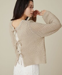 green label relaxing | メッシュ ニット 2WAY プルオーバー ウォッシャブル(ニット/セーター)