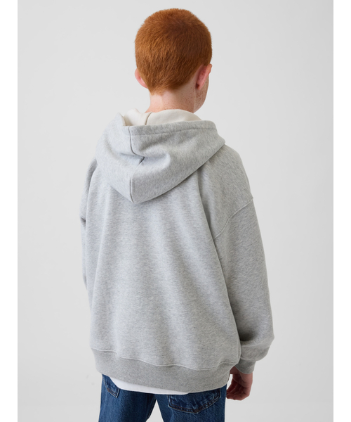 GAP(ギャップ)の「ヴィンテージソフト リラックスフィット ヘンリーパーカー (キッズ)(パーカー・キッズ・ネイビー/グレー・110cm/120cm/130cm/140cm/150cm/160cm)」の6枚目の写真