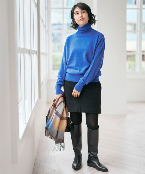 セール】カシミヤタートルニットプルオーバー（ニット/セーター