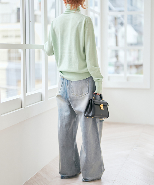 セール】カシミヤタートルニットプルオーバー（ニット/セーター