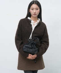 GENERAL IDEA | 【GENERAL IDEA】フラワー巾着バケットバッグ / CORDUROY FLORAL BUCKET BAG/(トートバッグ)