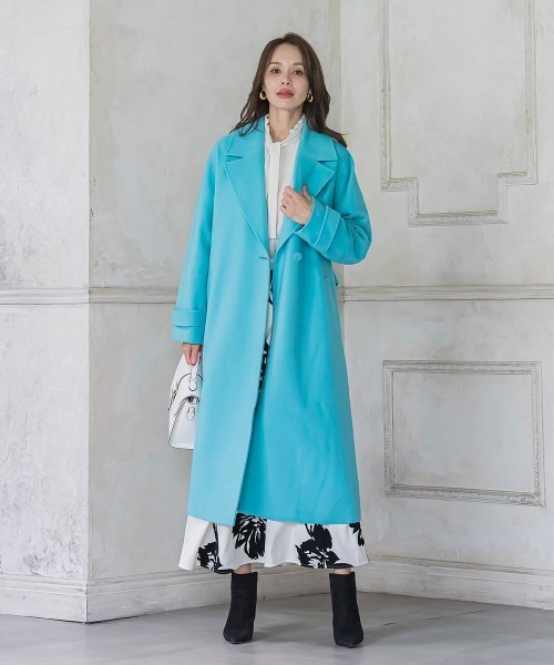 Viaggio Blu（ビアッジョブルー）の「ビッグフラワーフロッキースカート（スカート・レディース・ブルー系その他/オフホワイト・M/S/L/XS）」の20枚目の写真