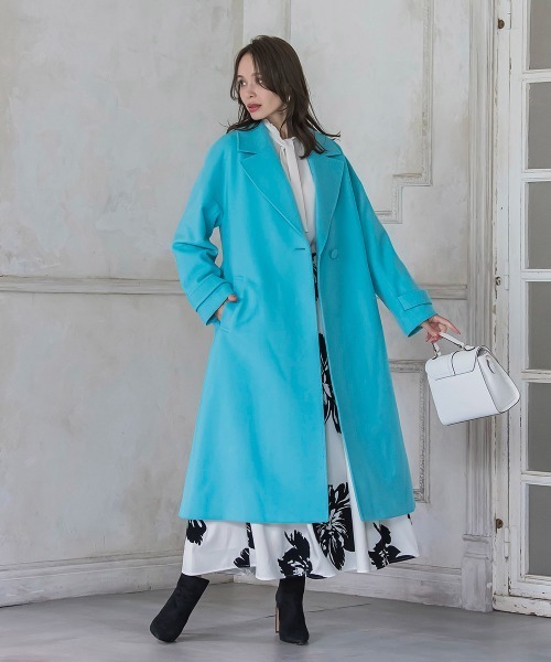 Viaggio Blu（ビアッジョブルー）の「ビッグフラワーフロッキースカート（スカート・レディース・ブルー系その他/オフホワイト・M/S/L/XS）」の22枚目の写真