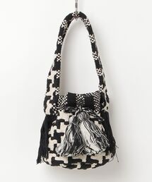【Swaraj/スワラージ】手織りジャガード BUCKET BAG