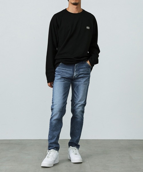 Lee(リー)の「【ハイパワーストレッチ】Lee LASTIC テーパードスキニーデニムパンツ(デニムパンツ・メンズ・ブルー・X-SMALL/SMALL/MEDIUM/LARGE/X-LARGE)」の12枚目の写真