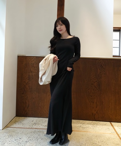 cut dobby long onepiece（カットドビーロングワンピース