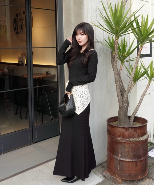 cut dobby long onepiece（カットドビーロングワンピース