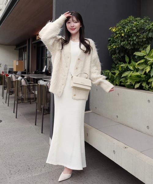 cut dobby long onepiece（カットドビーロングワンピース