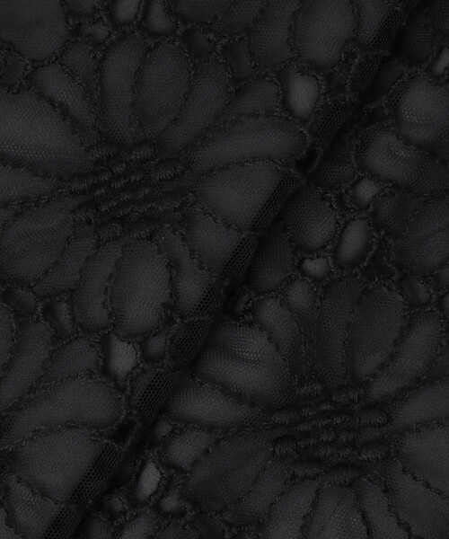 ANAYI(アナイ)の「フラワー刺繍Aラインワンピース(ワンピース・レディース・ブラック・38/36)」の21枚目の写真