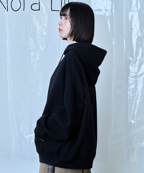 Nora Lily(ノラリリー)の「【Nora Lily】Wooly Hoodie(パーカー・メンズ・チャコールグレー/ブラック/アイボリー・FREE)」の18枚目の写真