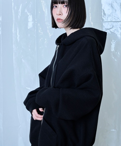Nora Lily(ノラリリー)の「【Nora Lily】Wooly Hoodie(パーカー・メンズ・チャコールグレー/ブラック/アイボリー・FREE)」の21枚目の写真