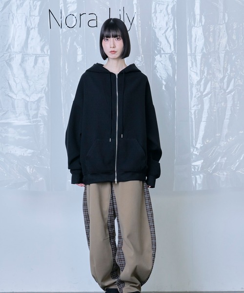Nora Lily(ノラリリー)の「【Nora Lily】Wooly Hoodie(パーカー・メンズ・チャコールグレー/ブラック/アイボリー・FREE)」の22枚目の写真