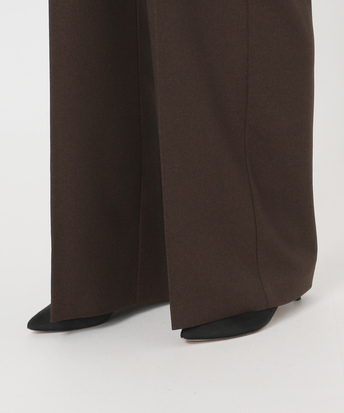 Spick & Span（スピックアンドスパン）の「ウォッシャブルPEイージースラックスパンツ（スラックス・レディース・その他1/その他2/ブラウン・36/38/40）」の18枚目の写真