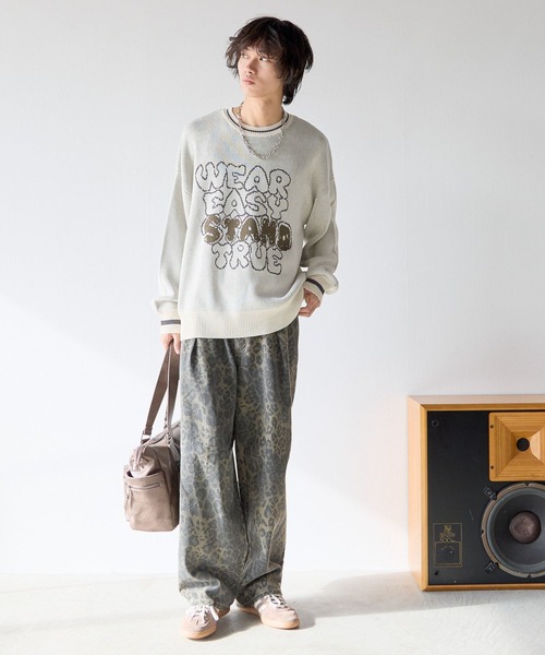 PBLIM(ページボーイリム)の「《UNISEX》スケッチロゴニット(ニット/セーター・レディース・アイボリー/ネイビー/ブラウン・FREE)」の10枚目の写真