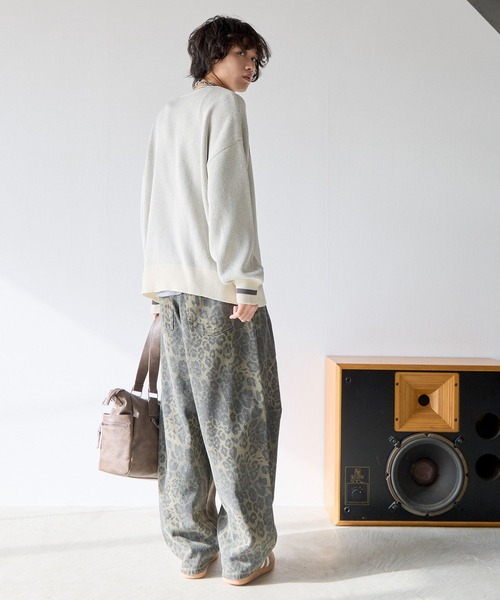 PBLIM(ページボーイリム)の「《UNISEX》スケッチロゴニット(ニット/セーター・レディース・アイボリー/ネイビー/ブラウン・FREE)」の12枚目の写真