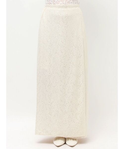 Ungrid（アングリッド）の「スパンコールラップスカート（スカート・レディース・オフホワイト/ブラック・FREE）」の22枚目の写真