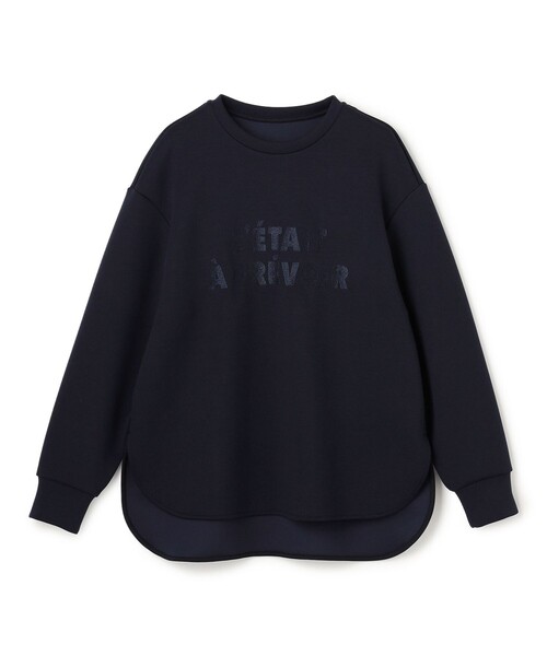 UNFILO(アンフィーロ)の「BEAUTY FORM JERSEY 刺繍ロゴ プルオーバー(スウェット・レディース・ベージュ系1/ライトグレー系1/ネイビー系1・SMALL/MEDIUM)」の13枚目の写真