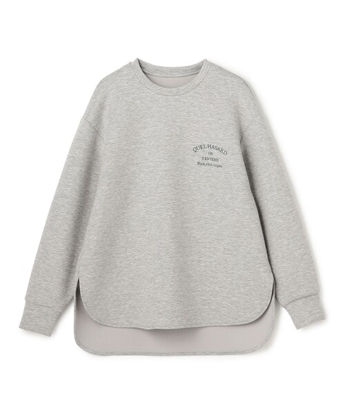 UNFILO(アンフィーロ)の「BEAUTY FORM JERSEY 刺繍ロゴ プルオーバー(スウェット・レディース・ベージュ系1/ライトグレー系1/ネイビー系1・SMALL/MEDIUM)」の11枚目の写真