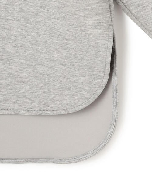 UNFILO(アンフィーロ)の「BEAUTY FORM JERSEY 刺繍ロゴ プルオーバー(スウェット・レディース・ベージュ系1/ライトグレー系1/ネイビー系1・SMALL/MEDIUM)」の7枚目の写真