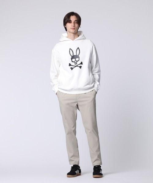 Psycho Bunny(サイコバニー)の「スパンコールバニー パーカ(パーカー・メンズ・ブラック/ホワイト・MEDIUM/SMALL/X-LARGE/LARGE)」の10枚目の写真