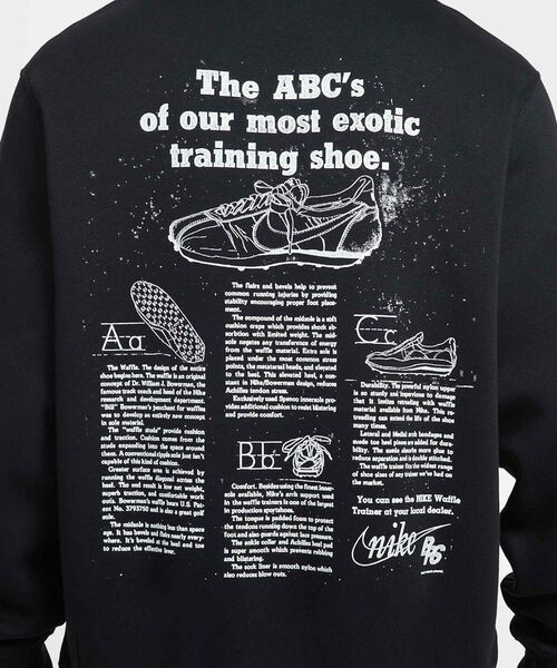 NIKE(ナイキ)の「ナイキ スポーツウェア クラブ メンズ フリース クルーネック スウェットシャツ / Nike Sportswear Club Men's Fleece Crew-Neck Sweatshirt IF0680-010 Black(スウェット・メンズ・ブラック・M/L/S/2XL/XL)」の7枚目の写真