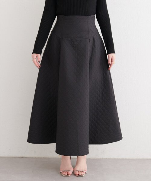 natural couture（ナチュラルクチュール）の「〈osono〉エンボスジャガードスカート（スカート・レディース・オフホワイト/モカ/ブラック・LARGE/MEDIUM）」の21枚目の写真