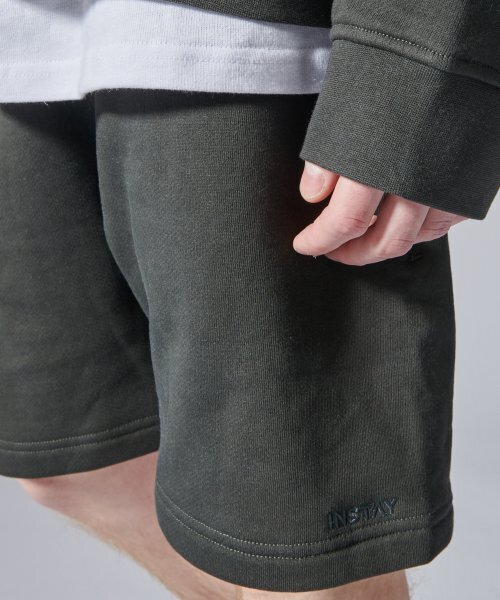 INSTAY（インステイ）の「ヘビウェイトスウェットショートパンツ[ブリストルブラック]（その他パンツ・メンズ・その他・LARGE/MEDIUM/SMALL/X-LARGE）」の4枚目の写真