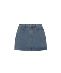 SALAD BAGUNI（サラダバグニ）の「Vintage pocket denim mini skirt - blue（スカート）」
