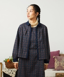 Escudos 幾何調総刺繍ブラウス［オケージョン/セレモニー］