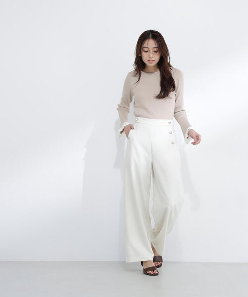 NATURAL BEAUTY BASIC(ナチュラルビューティーベーシック)の「◇マリンパンツ(その他パンツ・レディース・ネイビー/ブラウン/オフホワイト・MEDIUM/P/S)」の16枚目の写真