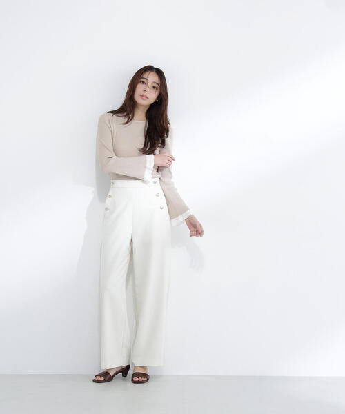 NATURAL BEAUTY BASIC(ナチュラルビューティーベーシック)の「◇マリンパンツ(その他パンツ・レディース・ネイビー/ブラウン/オフホワイト・MEDIUM/P/S)」の18枚目の写真