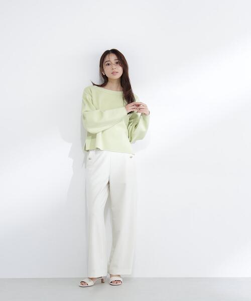 NATURAL BEAUTY BASIC（ナチュラルビューティーベーシック）の「◇マリンパンツ（その他パンツ・レディース・ネイビー/ブラウン/オフホワイト・MEDIUM/P/S）」の18枚目の写真