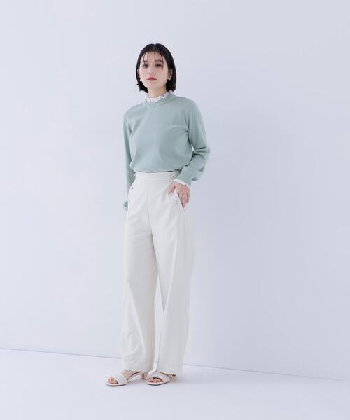 NATURAL BEAUTY BASIC（ナチュラルビューティーベーシック）の「◇マリンパンツ（その他パンツ・レディース・ネイビー/ブラウン/オフホワイト・MEDIUM/P/S）」の19枚目の写真