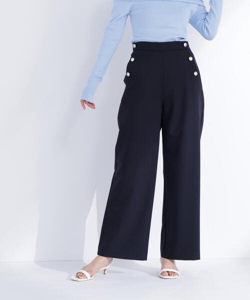 NATURAL BEAUTY BASIC(ナチュラルビューティーベーシック)の「◇マリンパンツ(その他パンツ・レディース・ネイビー/ブラウン/オフホワイト・MEDIUM/P/S)」の11枚目の写真