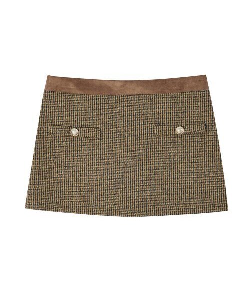 BABLETWO(ビーエイブルトゥー)の「Leona tweed skirt BROWN(スカート・レディース・その他・ONE SIZE)」の2枚目の写真