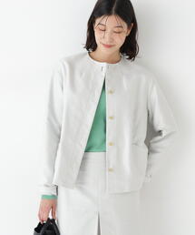 Collarless Denim Jacket ノーカラーデニムジャケット（ノーカラー