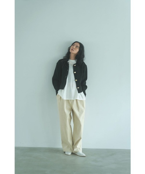 marjour（マージュール）の「GOLD BUTTON KNIT JACKET（カーディガン/ボレロ・レディース・ブラック・M）」の13枚目の写真