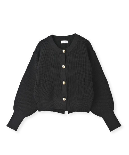 marjour（マージュール）の「GOLD BUTTON KNIT JACKET（カーディガン/ボレロ・レディース・ブラック・M）」の16枚目の写真
