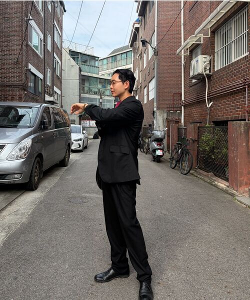 BELLIEF(ベリーフ)の「Essential Wool Flannel adjust relaxed Trouser (Black)(スラックス・メンズ・その他・M)」の3枚目の写真