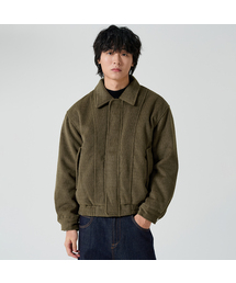 OWSA（オウサ）の「ピーチブラシドカラー ブルゾンジャケット 2カラー（MA-1）」