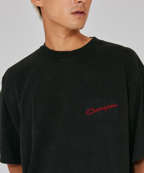 Champion(チャンピオン)の「【Champion/チャンピオン】メンズ アクションスタイル ショートスリーブTシャツ(Tシャツ/カットソー・メンズ・アクア/ピンク系その他2/ネイビー/ブラック・X-LARGE/LARGE/MEDIUM)」の5枚目の写真
