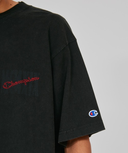 Champion(チャンピオン)の「【Champion/チャンピオン】メンズ アクションスタイル ショートスリーブTシャツ(Tシャツ/カットソー・メンズ・アクア/ピンク系その他2/ネイビー/ブラック・X-LARGE/LARGE/MEDIUM)」の7枚目の写真