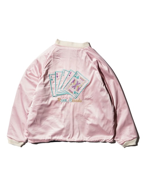 THRIFTY LOOK(スリフティールック)の「THRIFTY LOOK / スリフティールック SNAKE & SKULL SOUVENIR SHORT JACKET スネーク スカル 刺繍 スーベニアジャケット(ブルゾン・メンズ・ワイン/ブラック・LARGE/MEDIUM)」の16枚目の写真