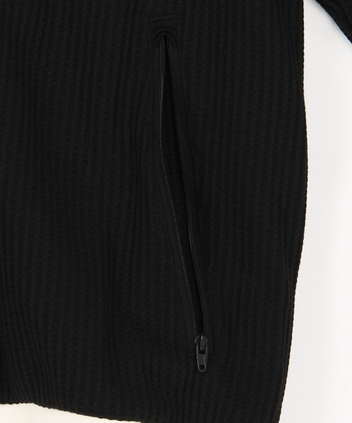 adidas(アディダス)の「adidas/アディダス WAFFLE TRACK TOP(ブルゾン・メンズ・オフホワイト/ブラック・MEDIUM/SMALL/LARGE/X-LARGE/X-SMALL)」の5枚目の写真